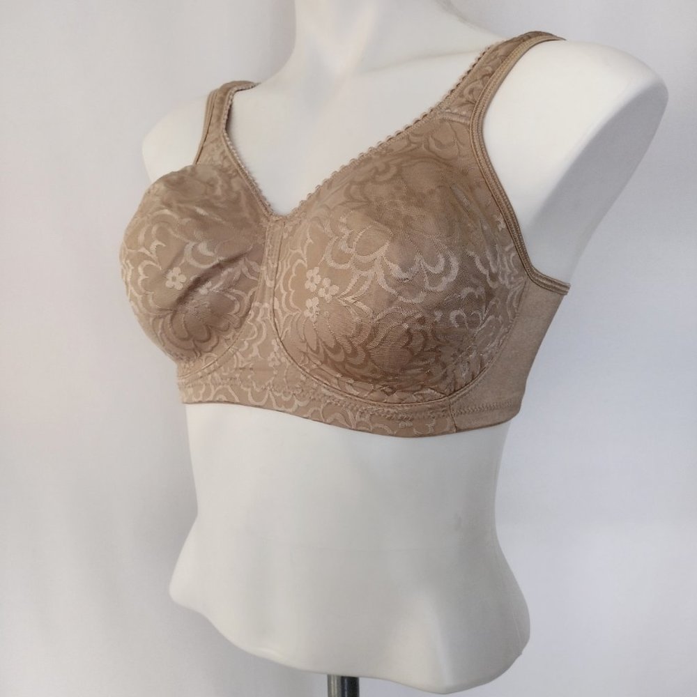 Playtex Tan Full Coverage 4-Way Support Wireless … - image 4